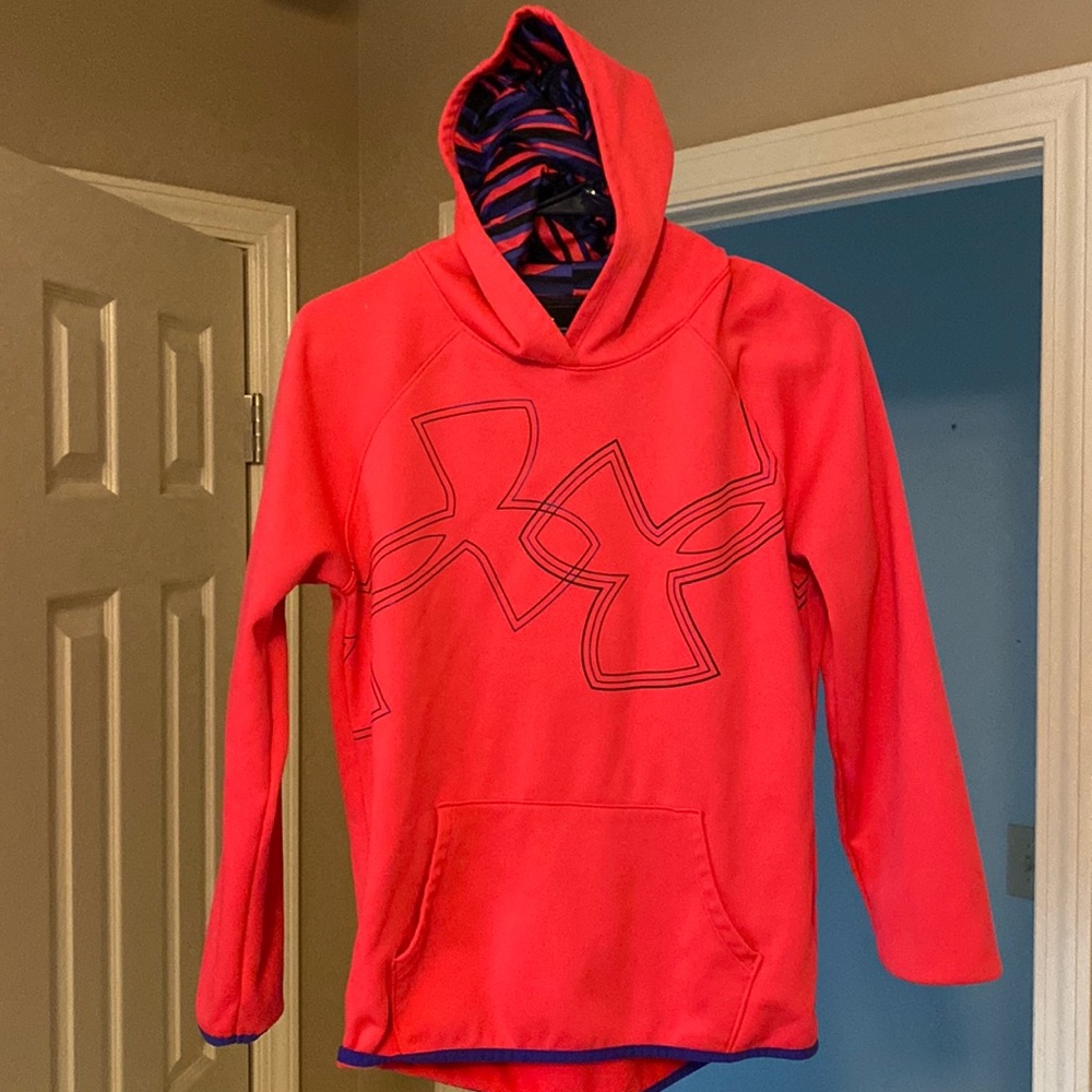 UnderArmour Girls XL pink hoodie